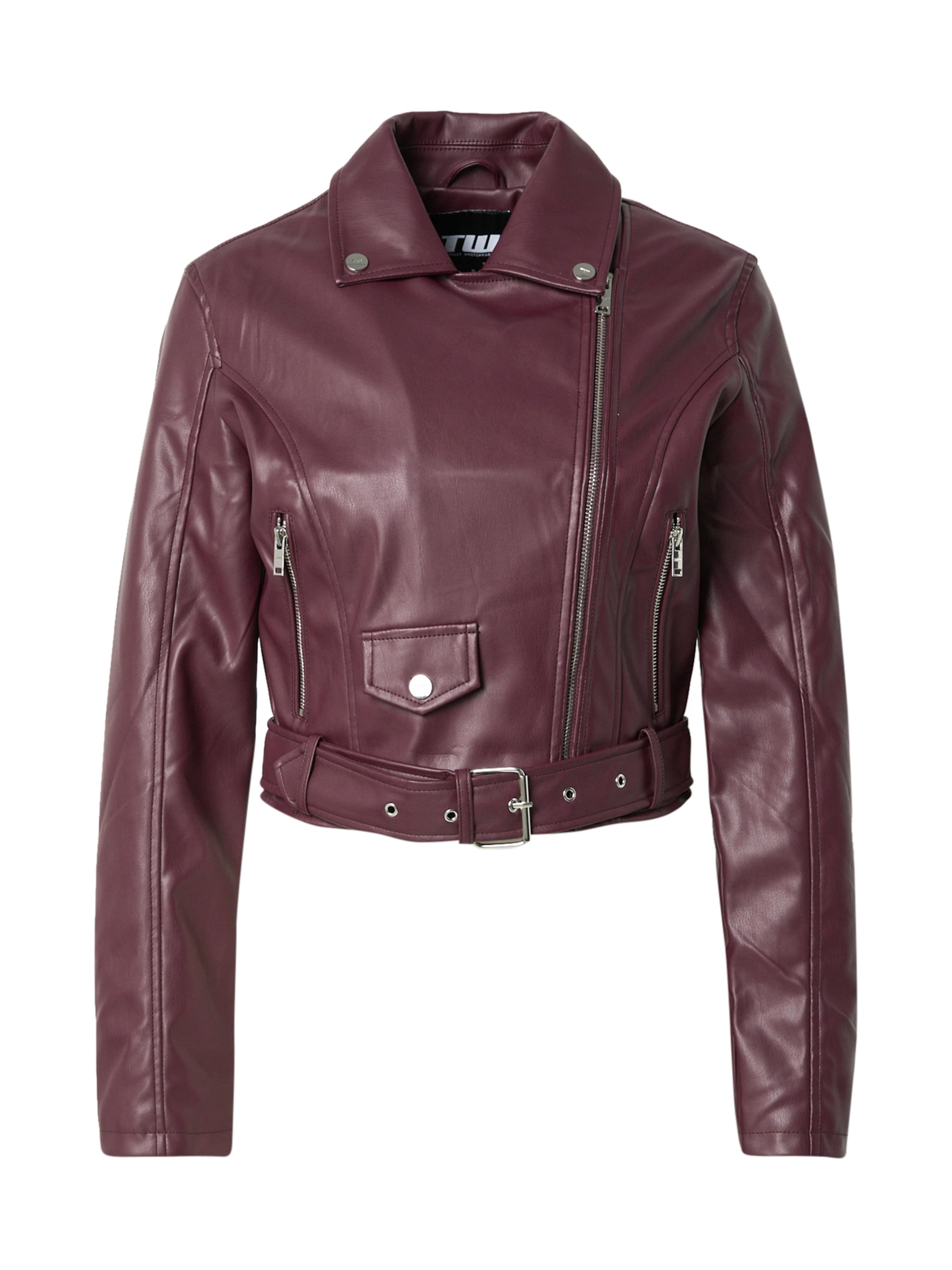 Tally Weijl Přechodná bunda – fialová: přední strana