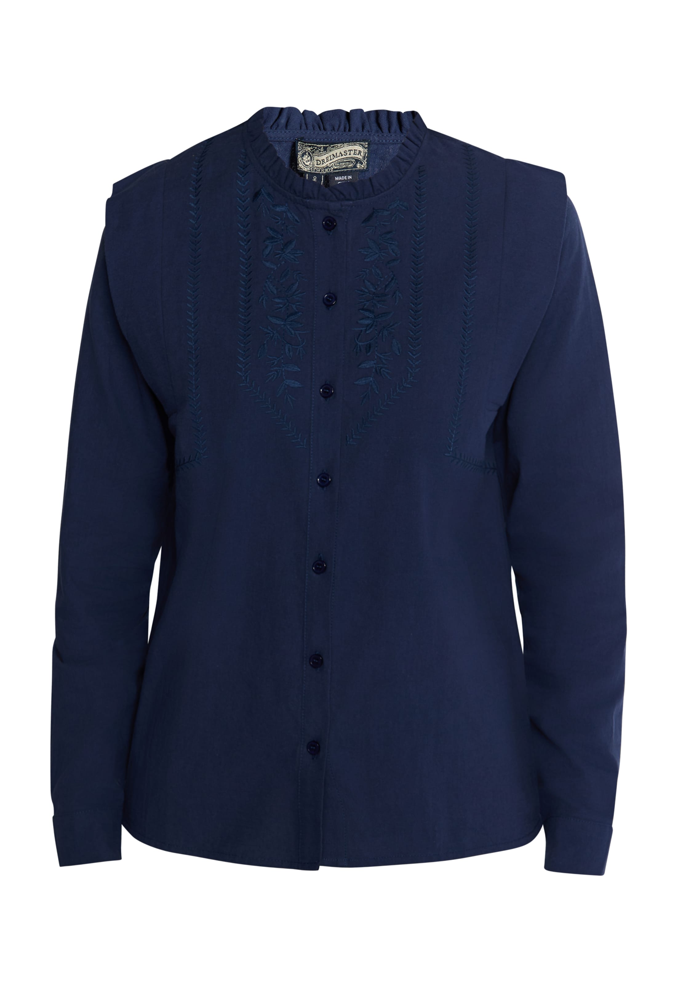 DreiMaster Vintage Μπλούζα σε μπλε: μπροστά