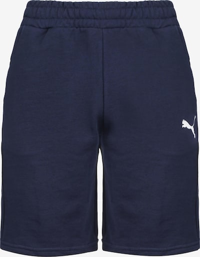 PUMA Sportbroek 'Team Goal 23' in de kleur Navy / Wit, Productweergave