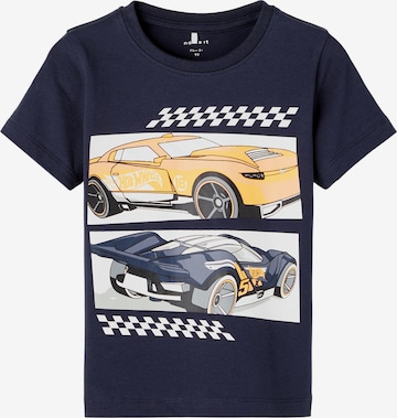 NAME IT Shirt 'Hot Wheels' in Blue: front