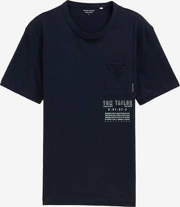 TOM TAILOR Shirt in Blauw: voorkant