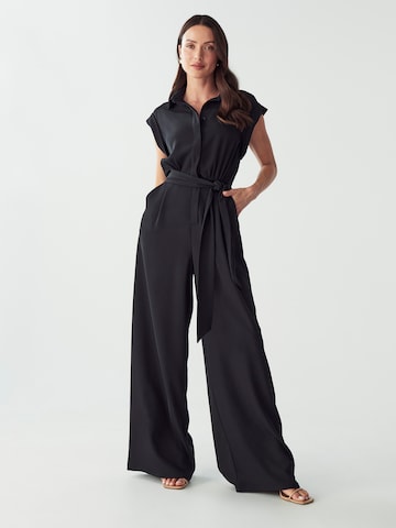 Willa - Jumpsuit 'KOBE ' en negro: frente