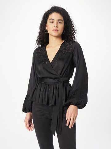 GUESS Blouse 'ADORA' in Zwart: voorkant