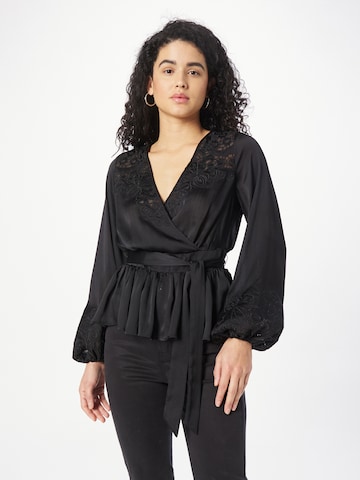 GUESS - Blusa 'ADORA' en negro: frente