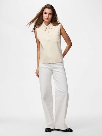 PIECES Blouse 'PCGrace' in Beige