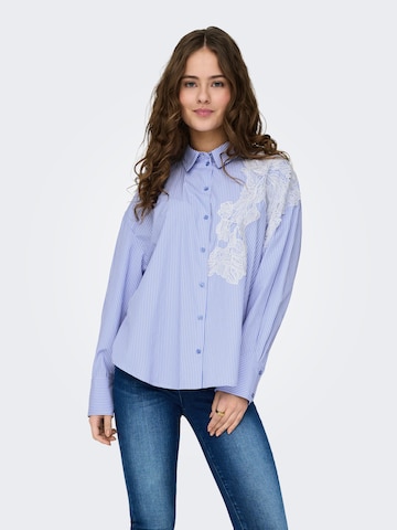 ONLY Blouse 'ONLKIRI' in Blauw: voorkant