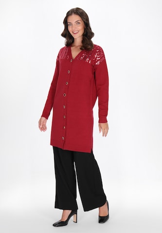 Cardigan usha BLACK LABEL en rouge