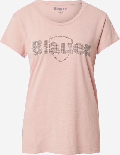 Blauer.USA Тениска в бледорозово / сребърно, Преглед на продукта