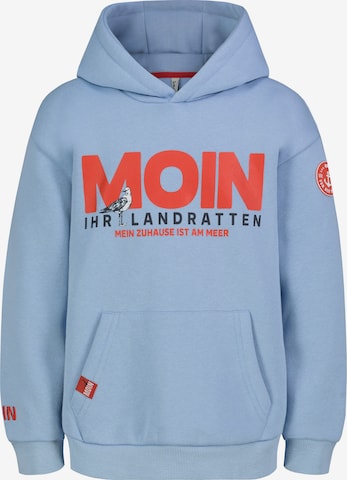 Sublevel Sweatshirt in Blau: Vorderseite