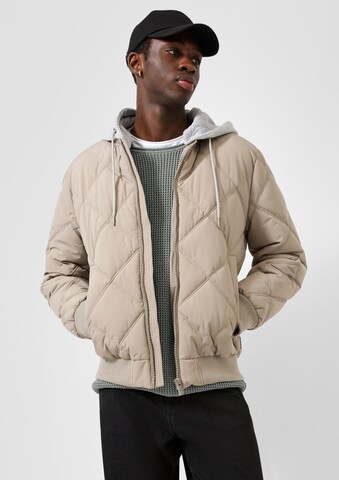 Veste d’hiver QS en marron : devant