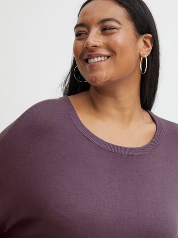 Abito in maglia 'BLUME' di Fransa Curve in lilla