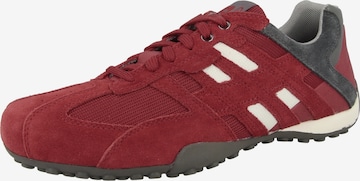 GEOX Sneakers laag 'Uomo Snake' in Rood: voorkant