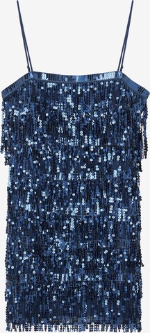 Pull&Bear Cocktail Dress in Blue: front