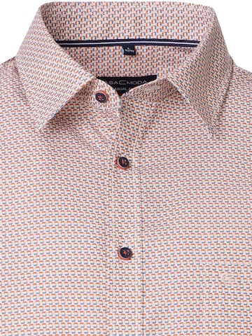 CASA MODA Regular fit Button Up Shirt in Orange
