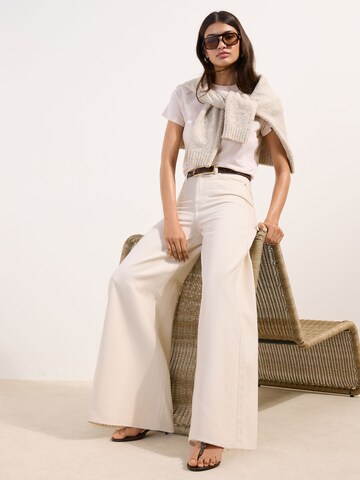 smėlio Friends Like These Plačios klešnės Džinsai