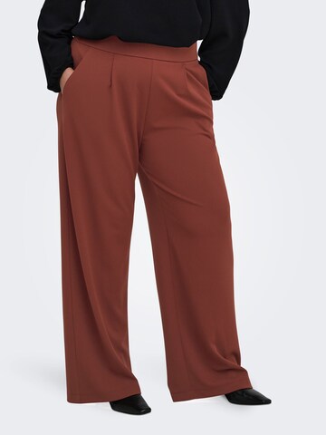 Wide Leg Pantalon à pince 'CARSTILLA' ONLY Carmakoma en rouge : devant