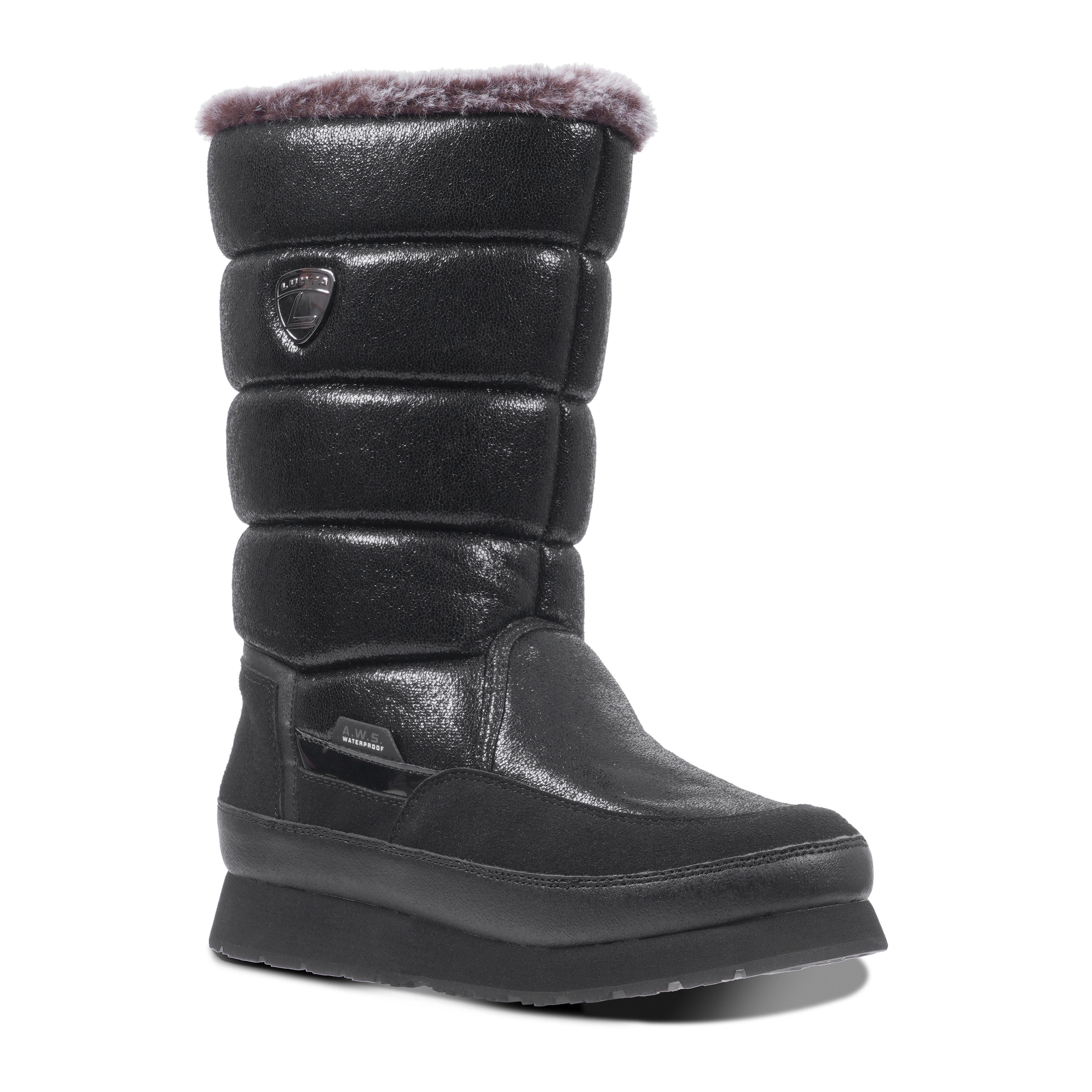 LUHTA Snowboots 'Valkea Ms' in Zwart