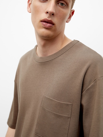 T-Shirt Pull&Bear en marron