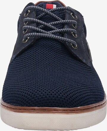 HECHTER PARIS Athletic Lace-Up Shoes 'Leroy' in Blue