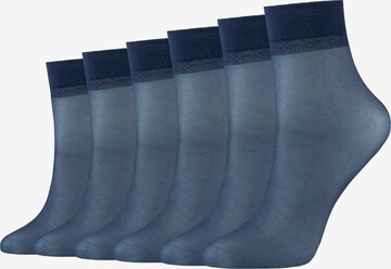 camano Fine Stockings 'Everyday' in Blue: front