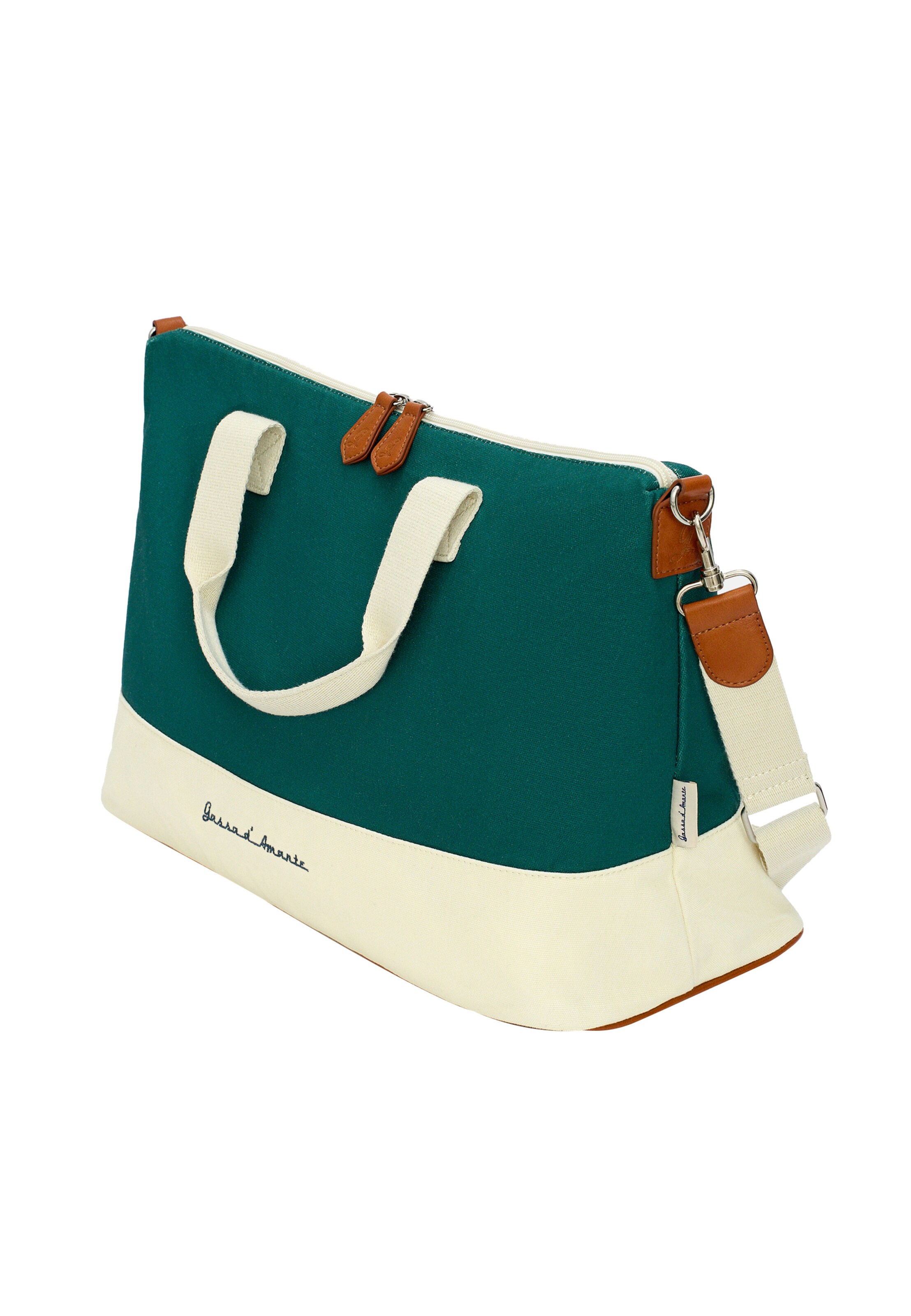 Gassa d'Amante Handtas 'Forte dei Marmi' in Groen