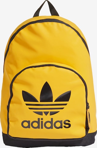 ADIDAS ORIGINALS Backpack in Yellow: front