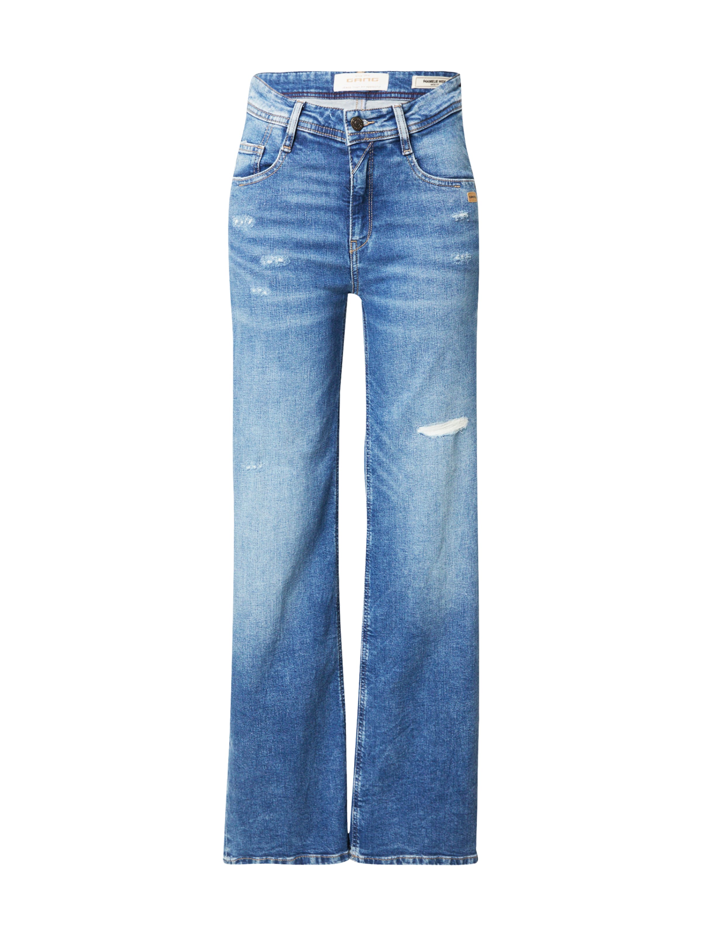 Gang Široký strih Džínsy '94AMELIE' - Modrá: predná strana