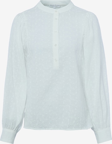 Chemisier Marie Lund en blanc : devant