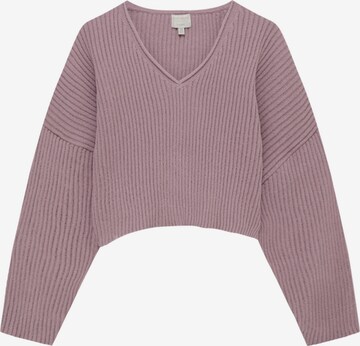 Pull&Bear Trui in Lila: voorkant