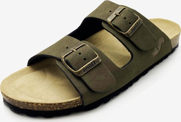 thies Pantolette 'Eco Bio Sandal' in Grün: Vorderseite