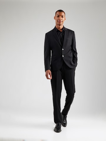 Coupe slim Costume 'Arti-Hesten253X' HUGO en noir : devant