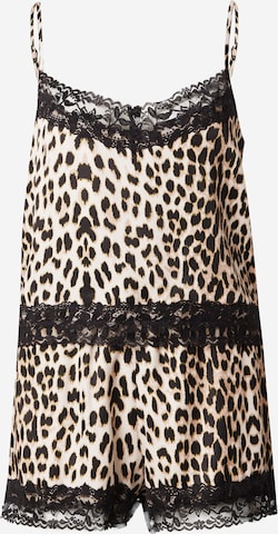 OH APRILKratke hlače za spavanje 'Dizzy' - smeđa boja: prednji dio