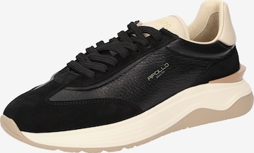 Baskets basses SIOUX en noir : devant