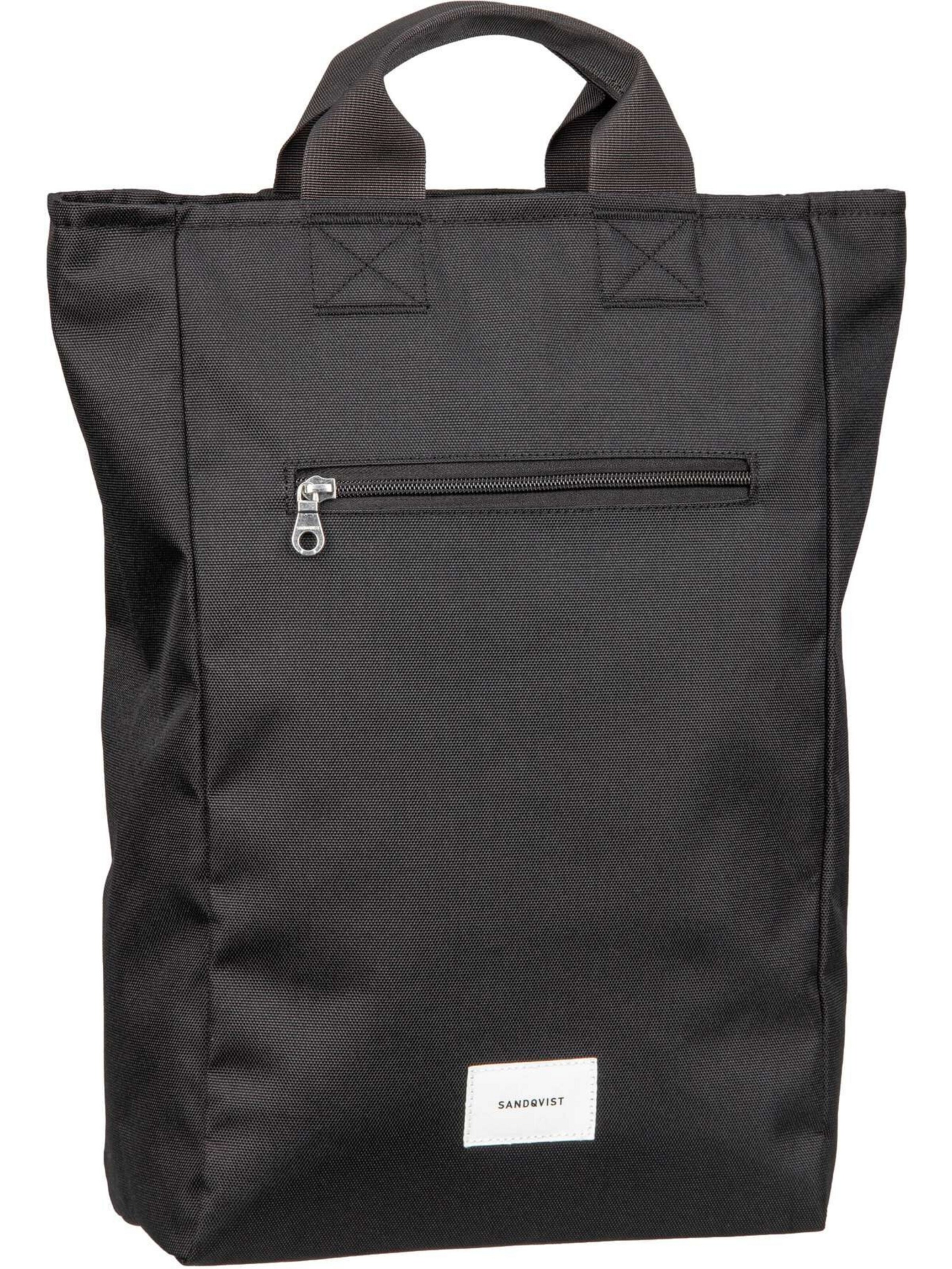 SANDQVIST Backpack ' Ground 2-Way' in Black: front
