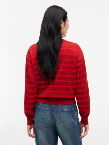 TOMMY HILFIGER Pulover | rdeča barva