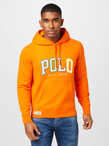 Polo Ralph Lauren Sweatshirt in Oranje: voorkant