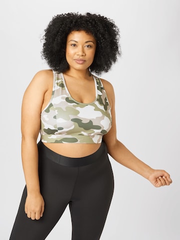 Urban Classics Bralette Bra in Green: front