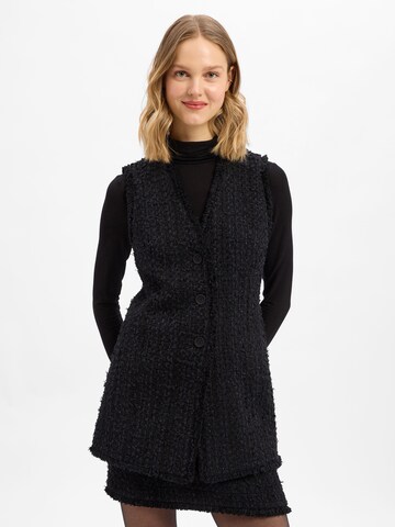 BOSS Bodywarmer ' Jokilana ' in Zwart: voorkant