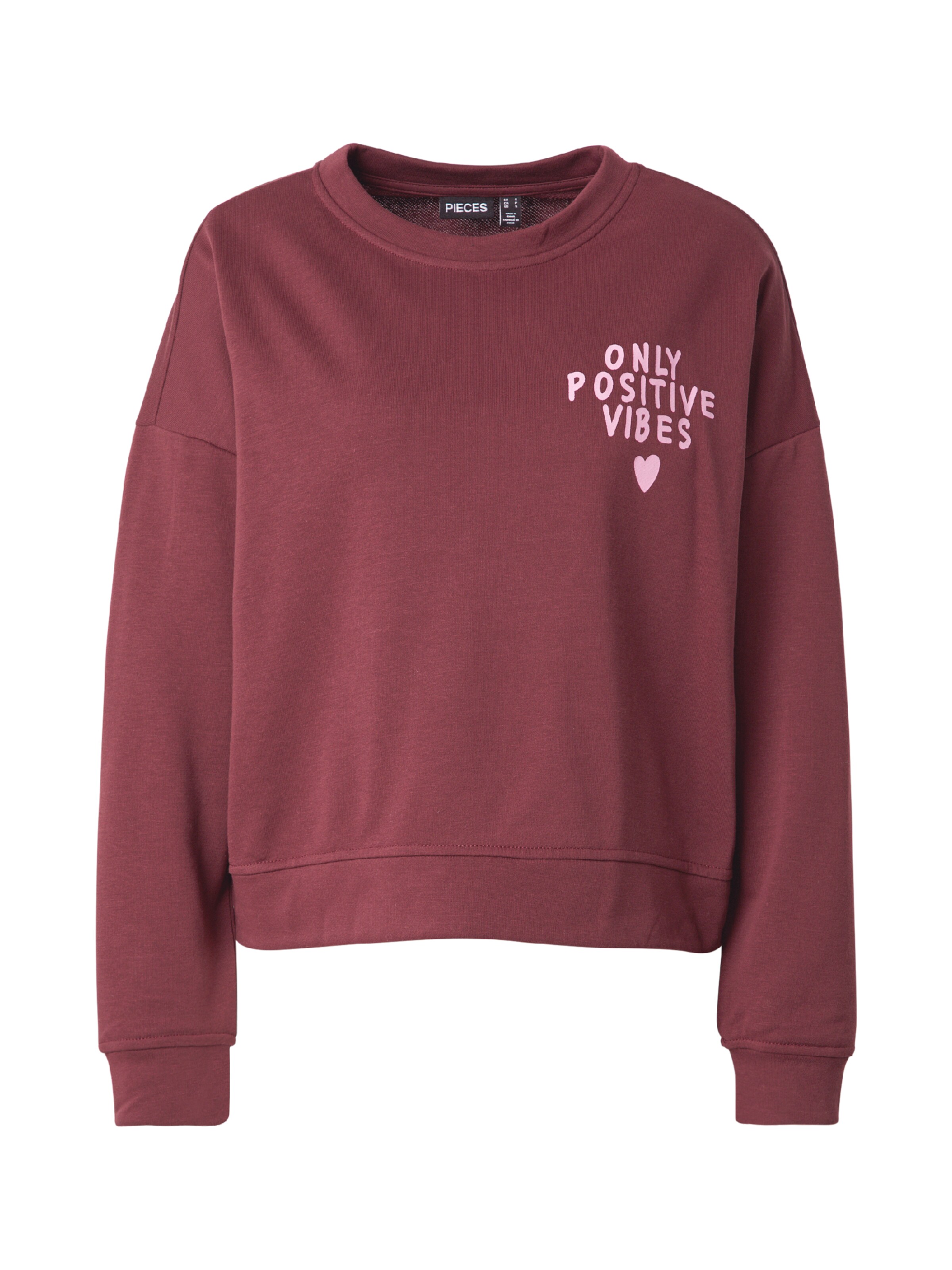 PIECES Mikina 'PCCHILLI SUMMER' - svetloružová / pastelovo červená, Produkt