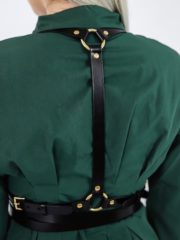 Haute Cuir Belt 'Double Belt Harness' in Black