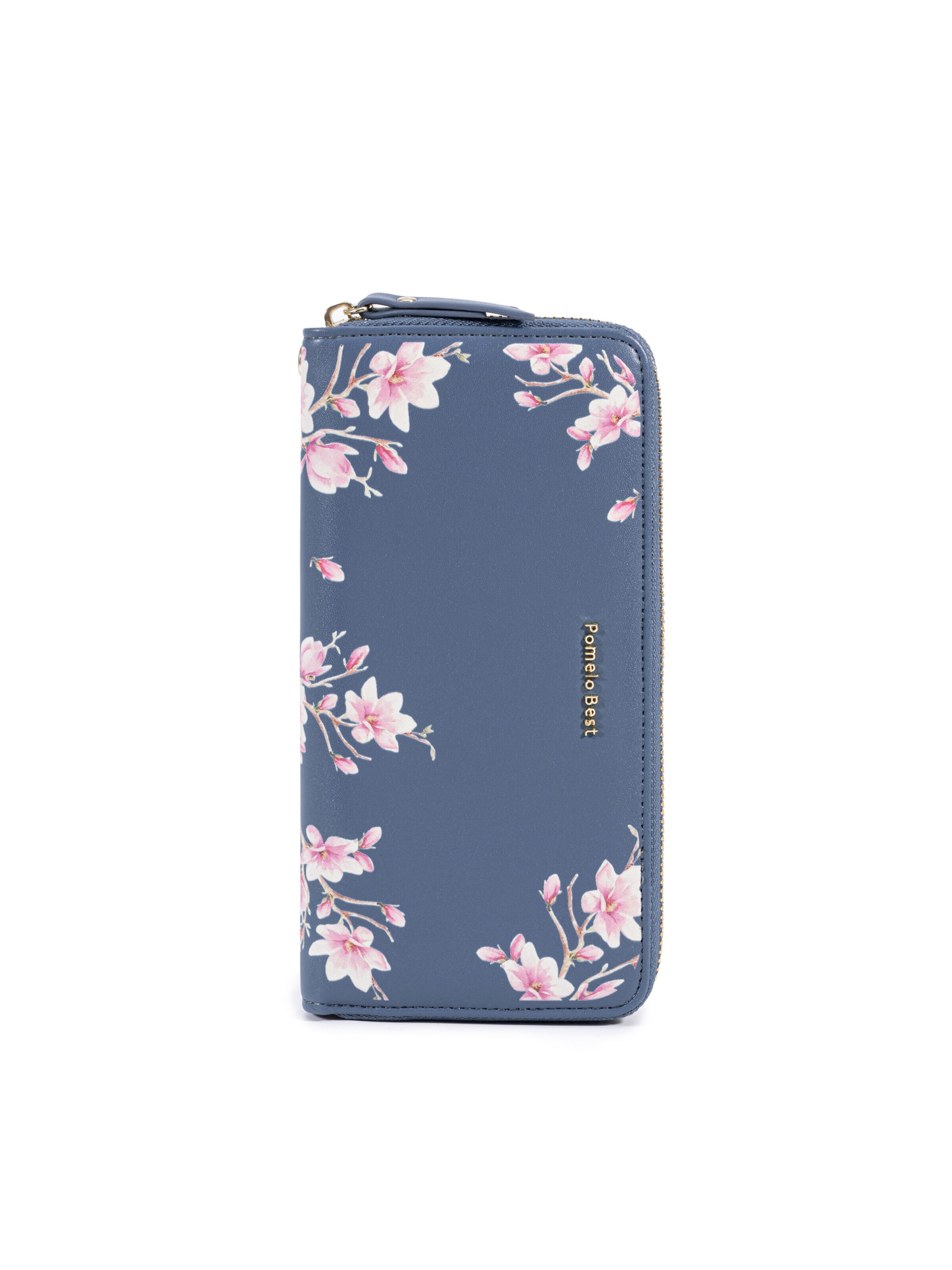 Portamonete 'Pomelo Best Portemonnaie Damen mit Blumenprint' di Pomelo Best in blu