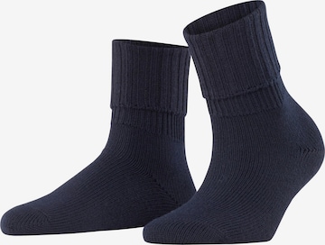 FALKE Socken 'Striggings Rib' in Blau: Vorderseite