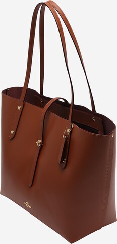 COACH Shoppingväska i brun: framsida