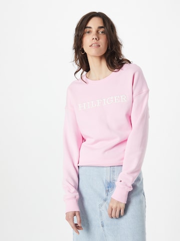 TOMMY HILFIGER - Sweatshirt em rosa: frente