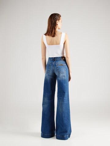 Versace Jeans Couture Wide Leg Jeans 'Stella' in Blau