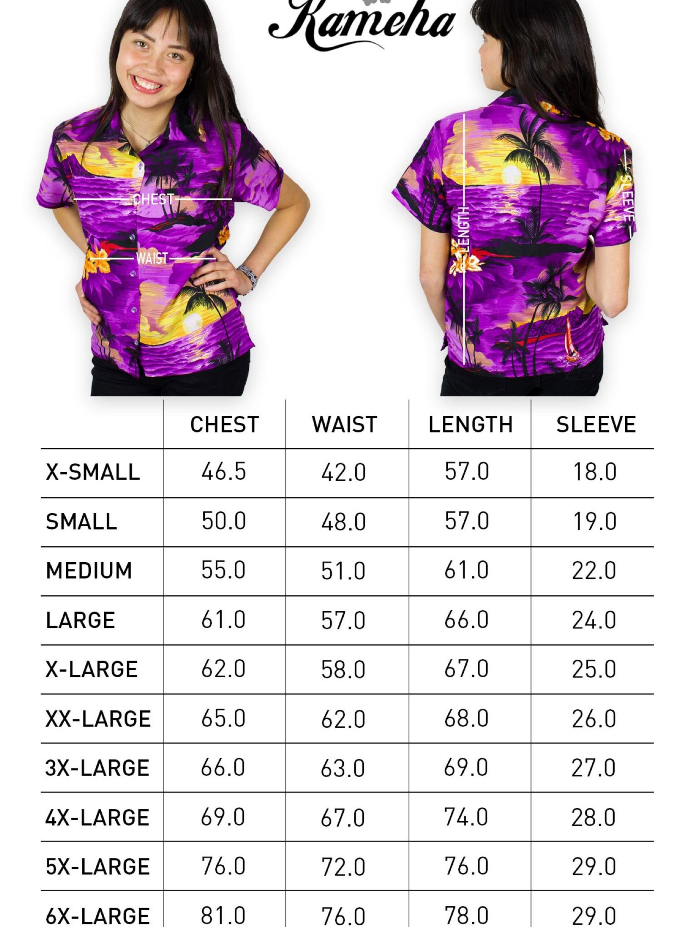 King Kameha Blouse 'Surf' in Purple