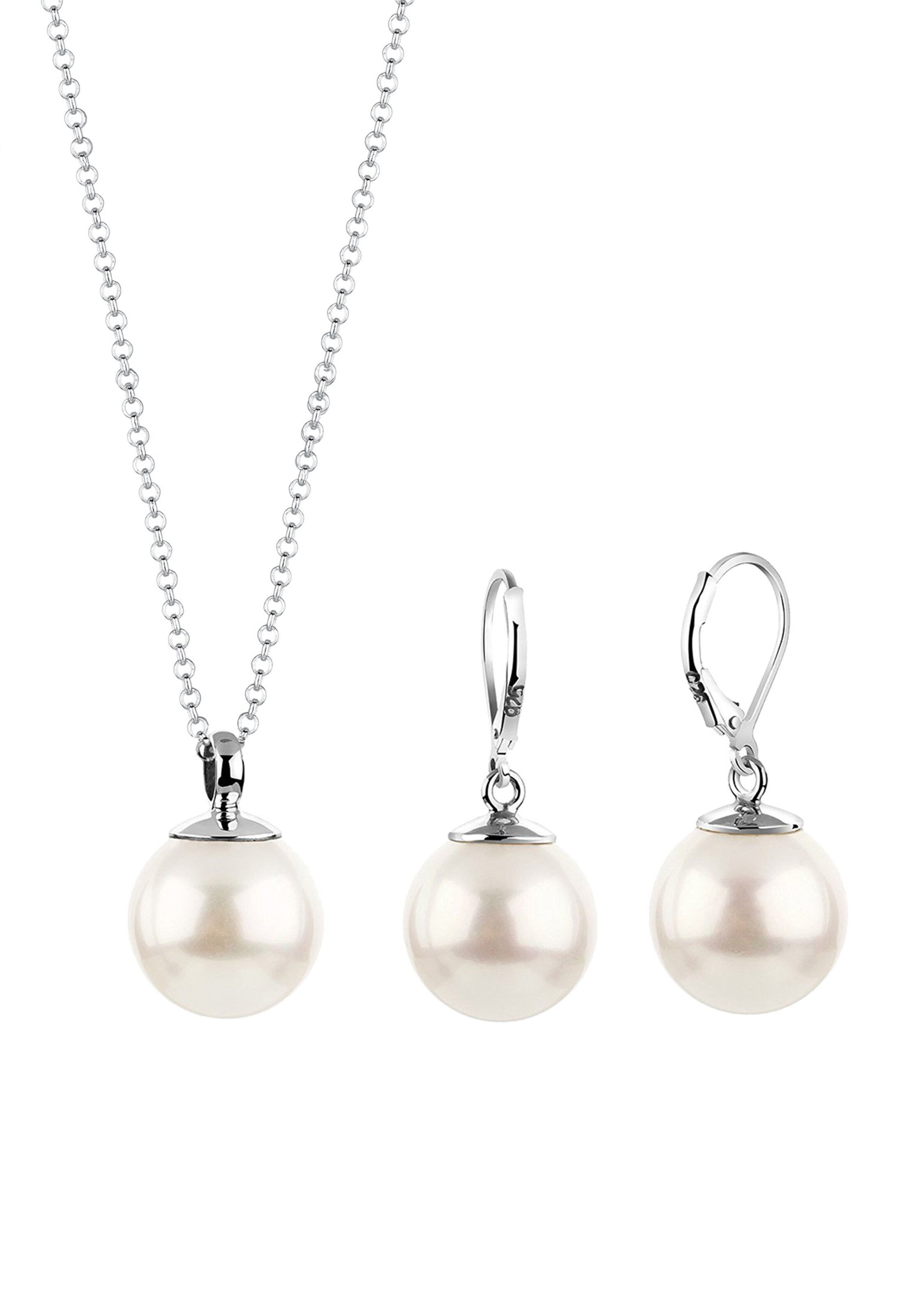 Nenalina Sieraden set in Zilver: voorkant