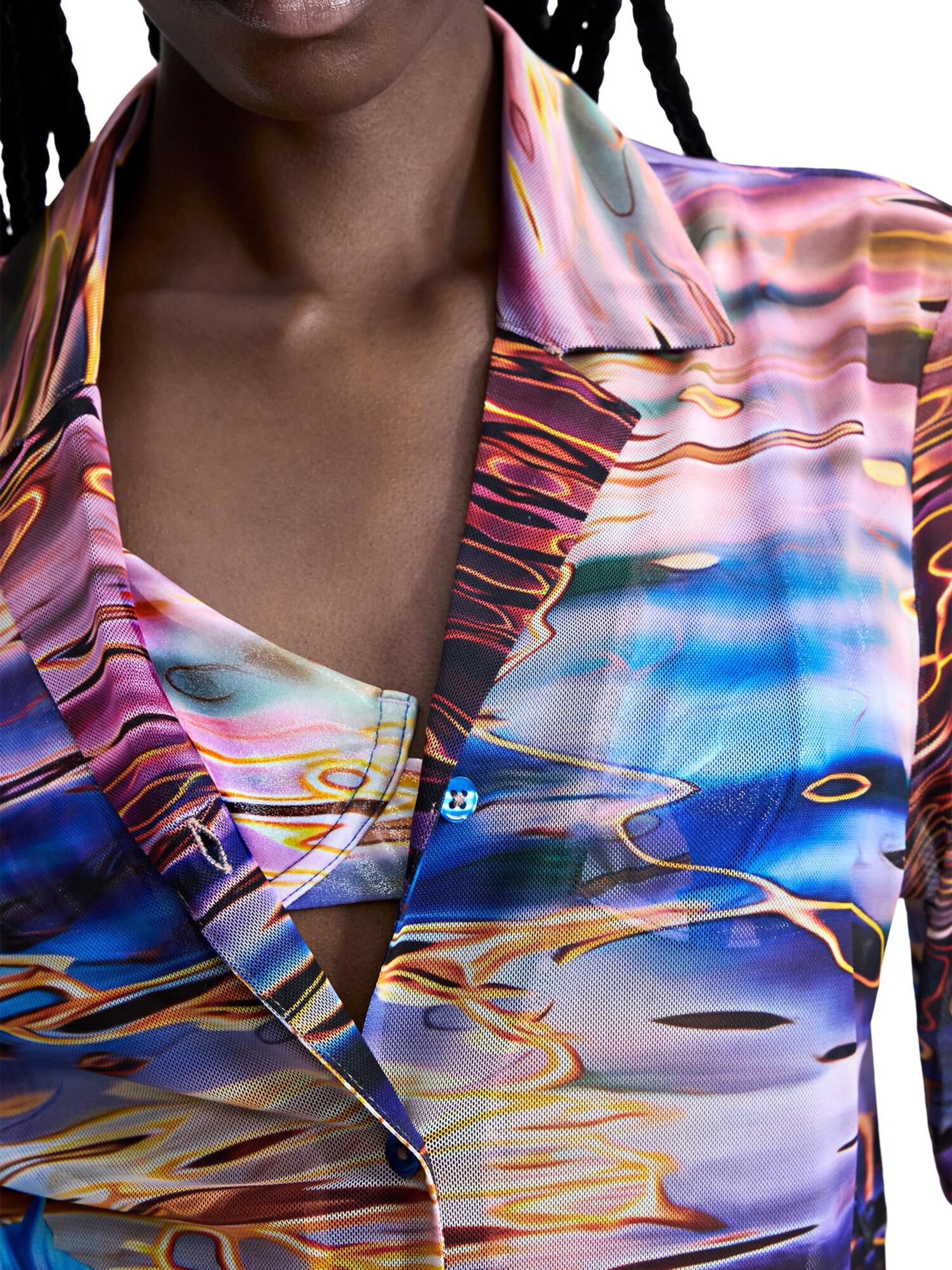 Desigual Μπλούζα 'Water Flower' σε μπλε