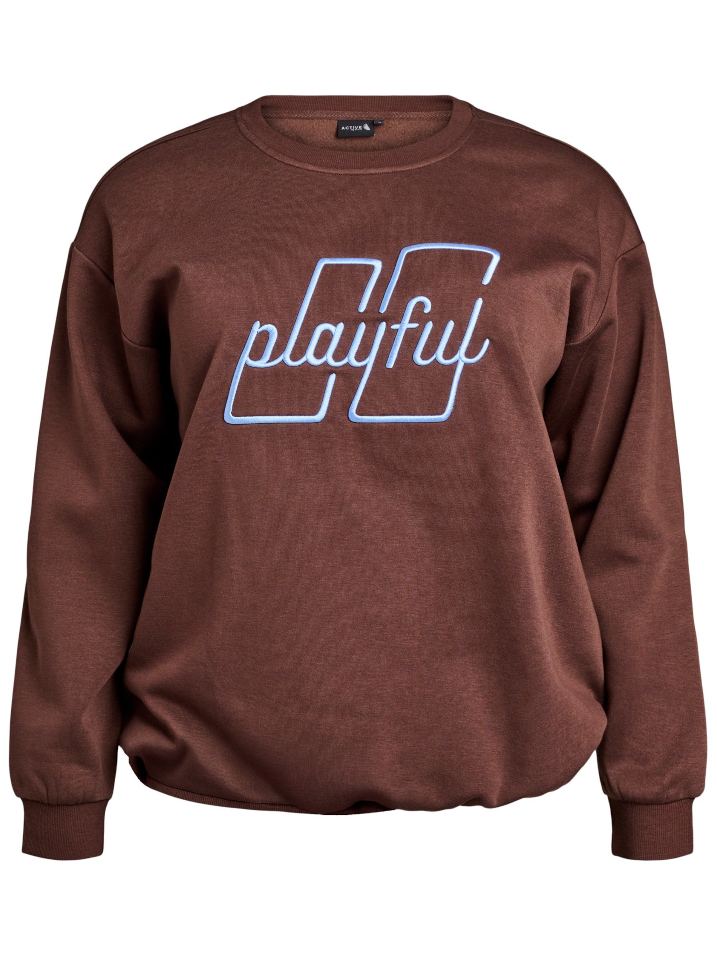 Active by Zizzi Trui &#x27;Cannie&#x27; in Bruin: voorkant