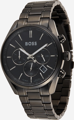 BOSS Black Analoog horloge in Zwart: voorkant